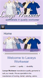 Mobile Screenshot of laceysworkwear.ie